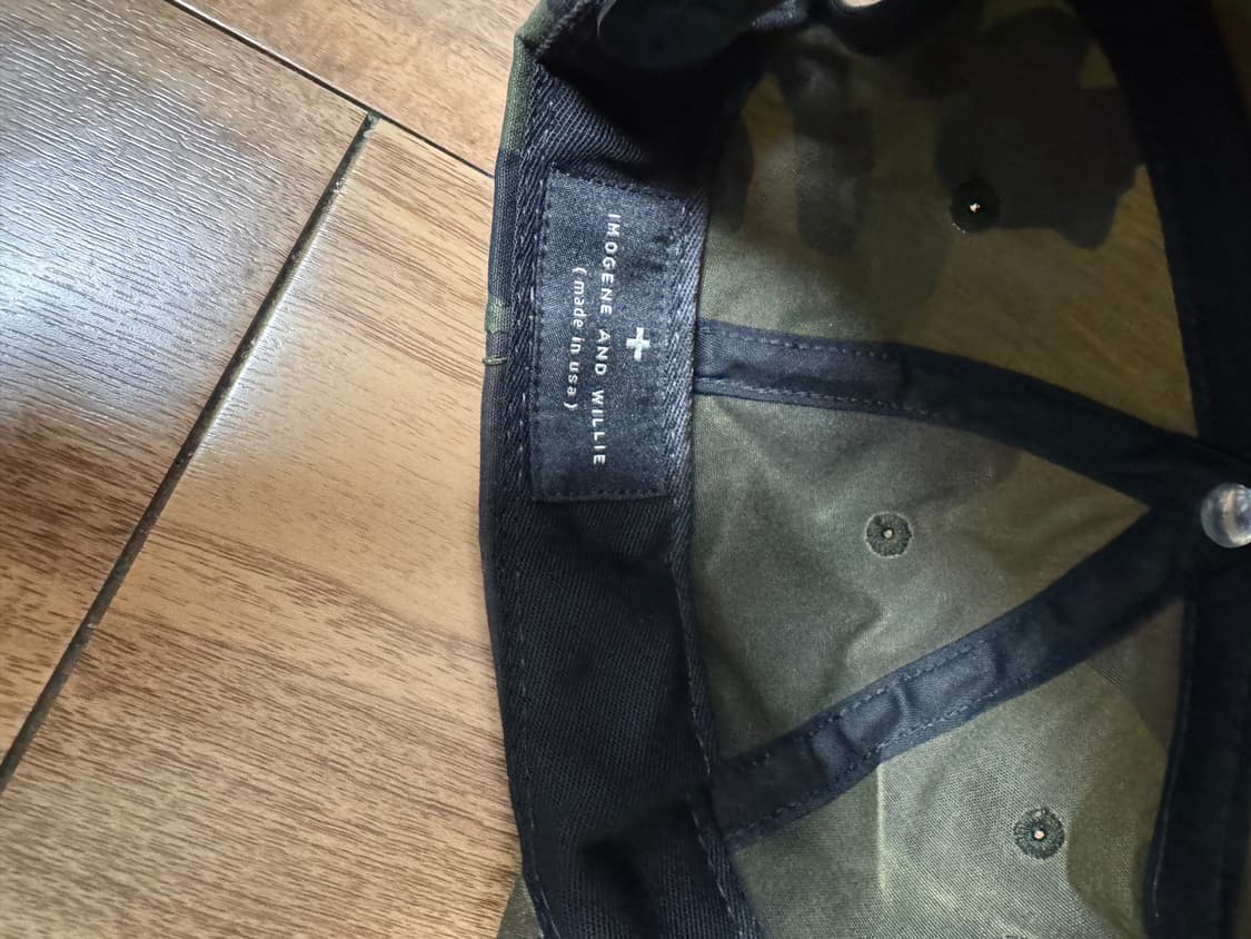 Imogene + willie 밀리터리 왁스볼캡 상품이미지3