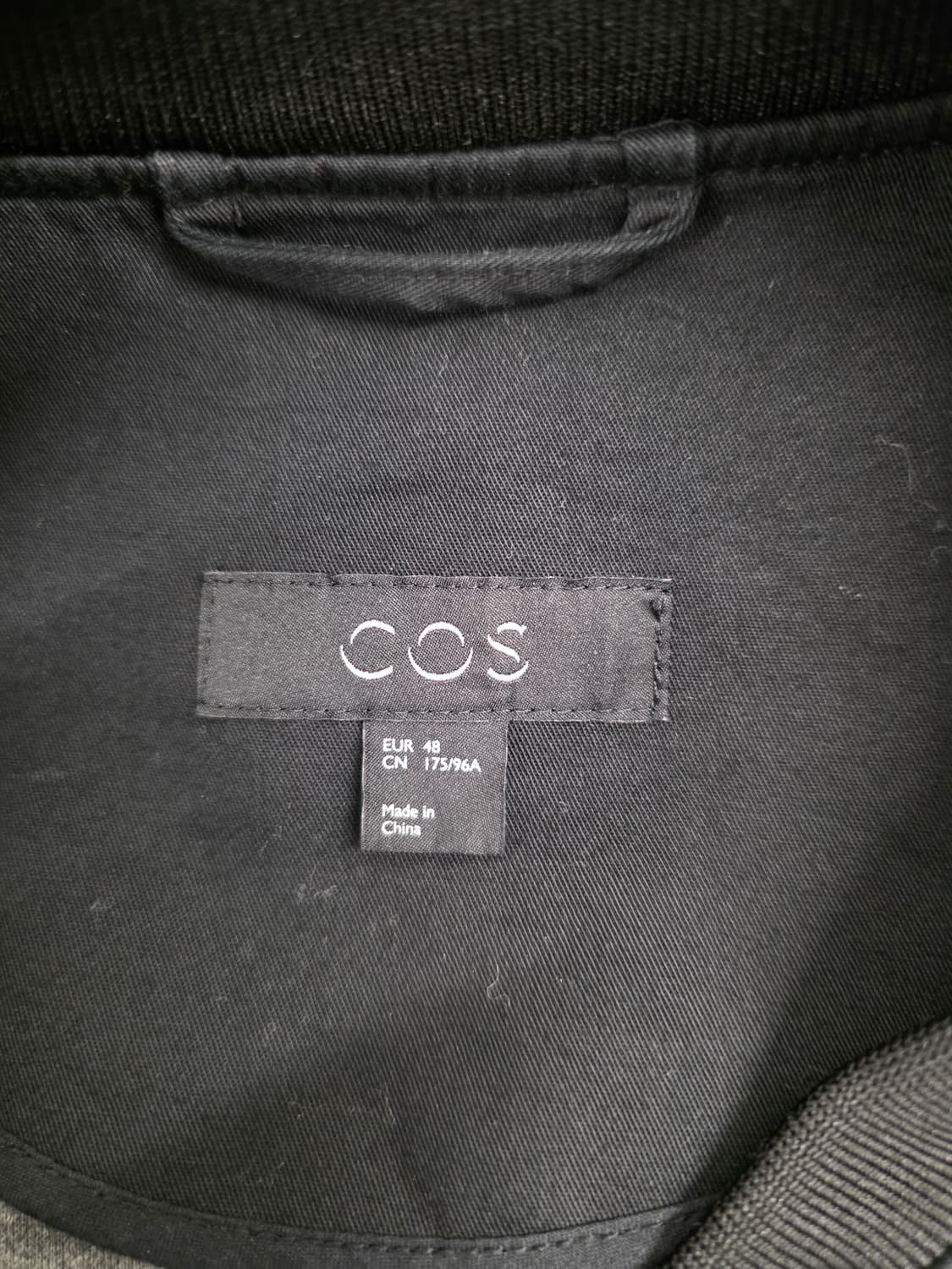 COS 코스 남성 블루종 자켓.  싸이즈 95   택포 상품이미지3