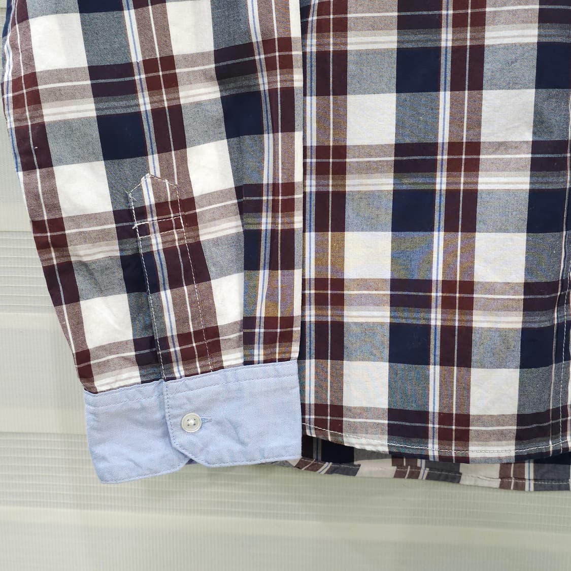 니코앤드 체크 남방 셔츠- 우먼4 상품이미지3