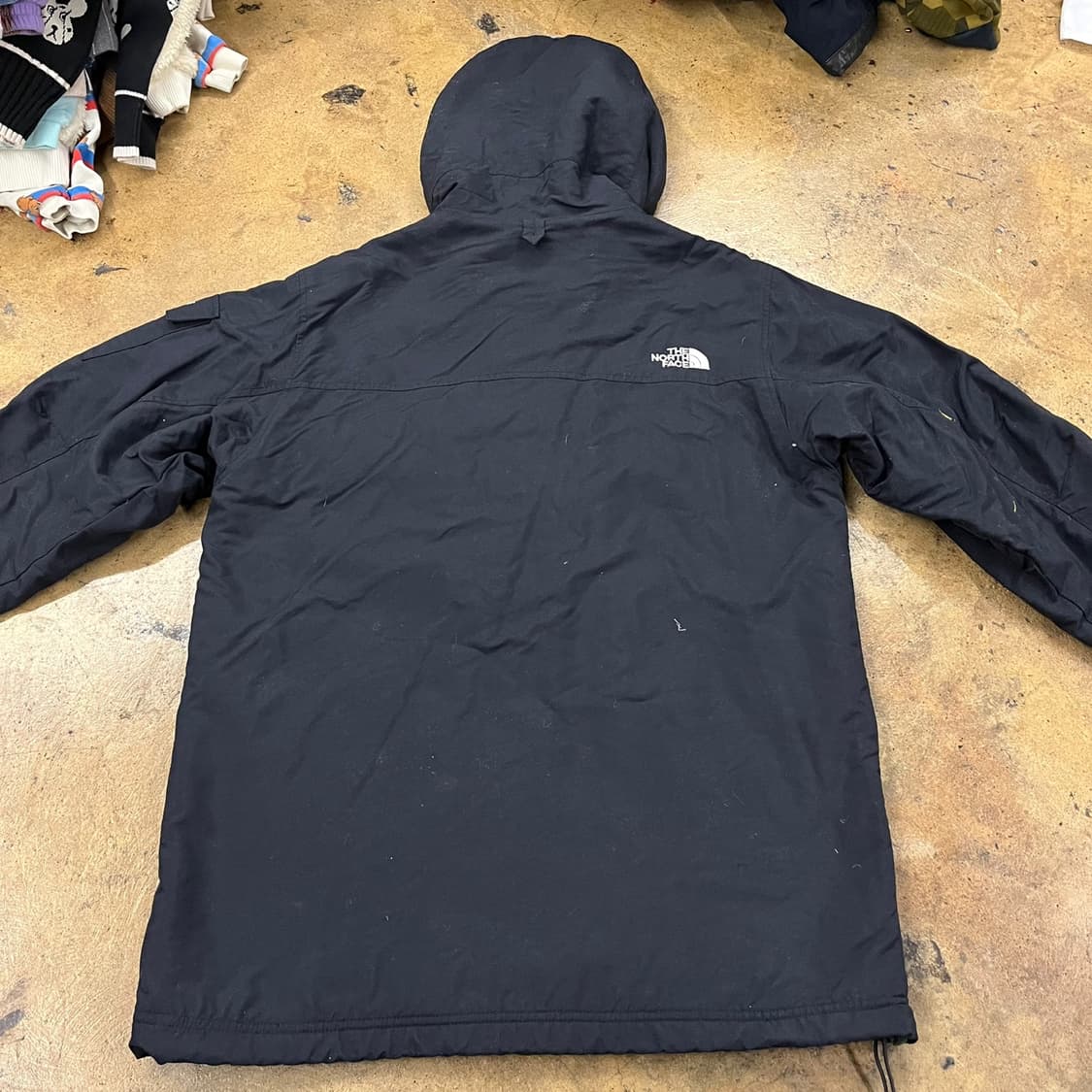 [정품/105] 노스페이스 블랙 바람막이 자켓 b14 상품이미지4