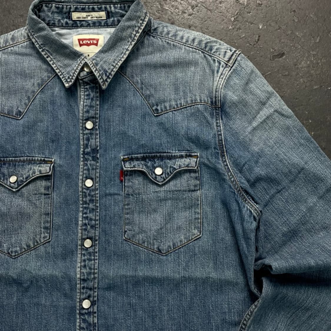 95 리바이스 웨스턴 데님 셔츠 상품이미지2