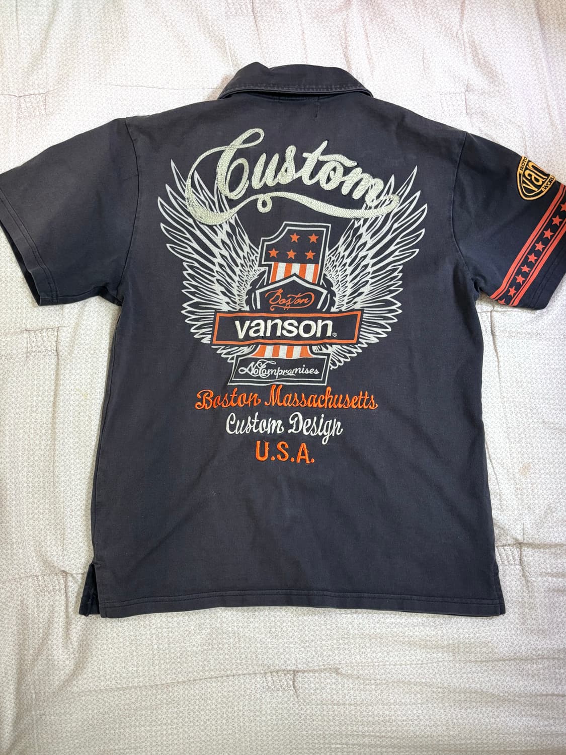 Vintage Vanson Embroidery PK T-shirt 상품이미지2