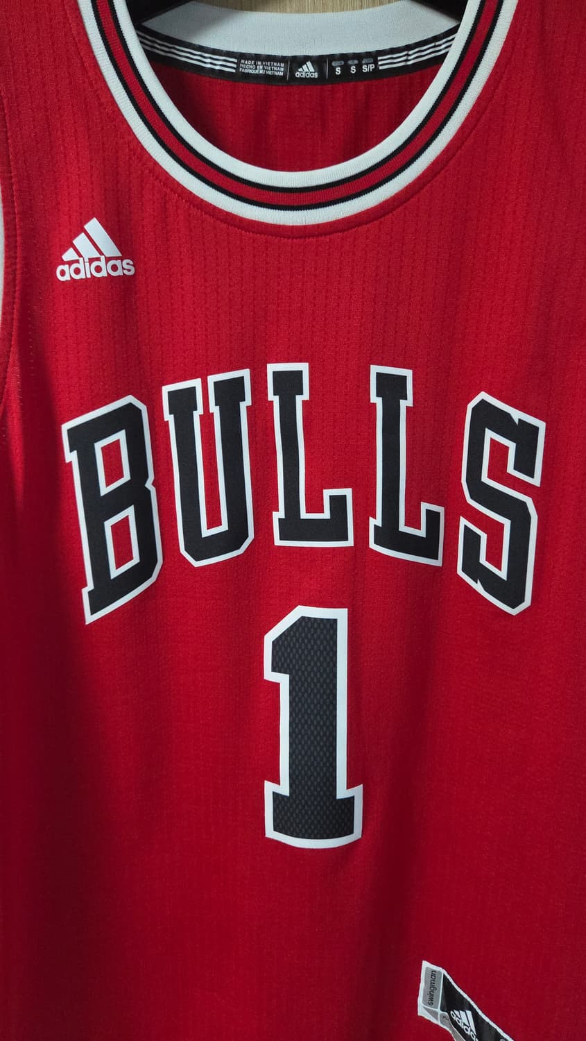 (착샷) 아디다스 시카고 불스 유니폼 스윙맨 데릭 로즈 상품이미지3
