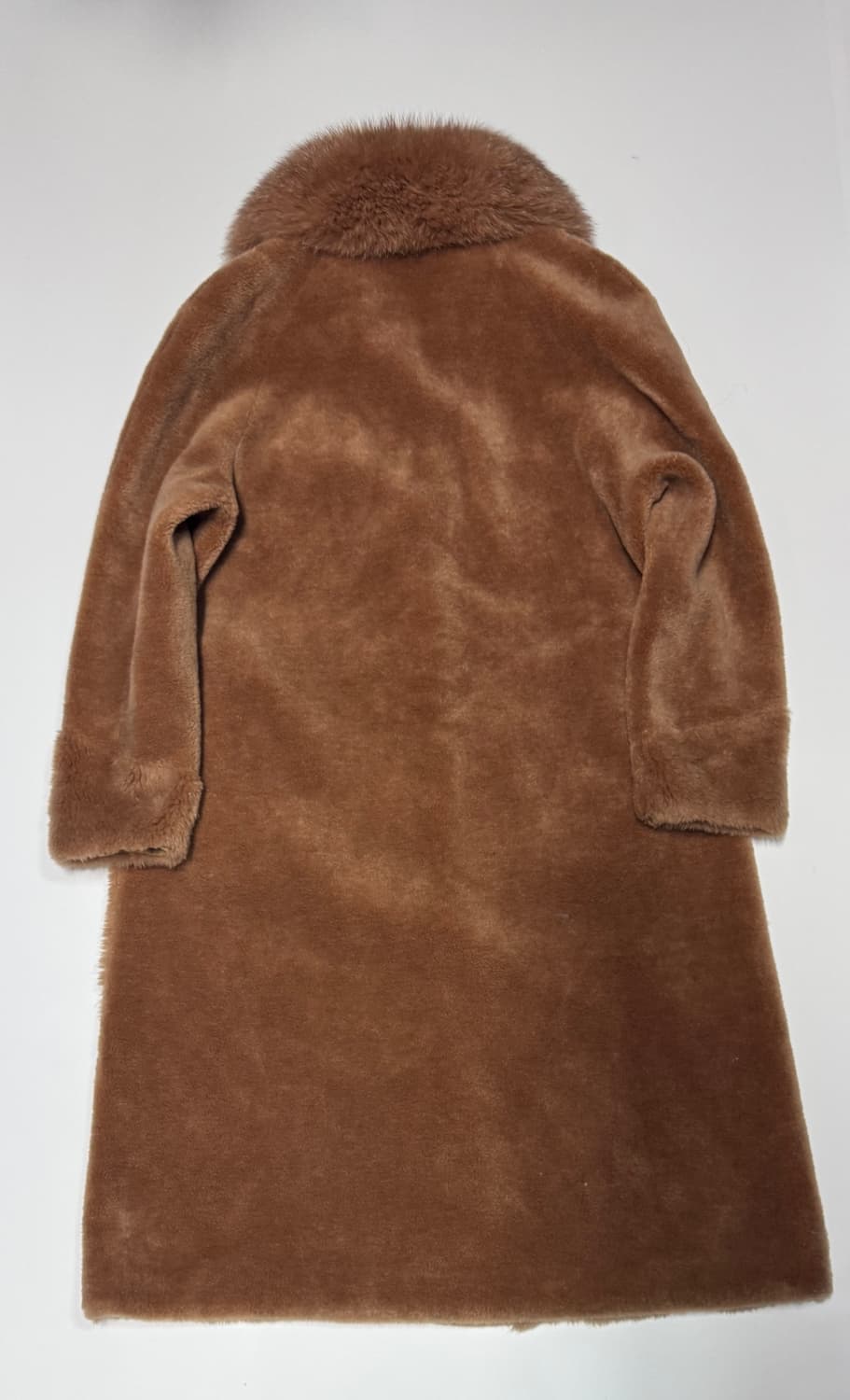 여성 에이엔디 A&D 폭스카라 천연 양모 코트 66 상품이미지2