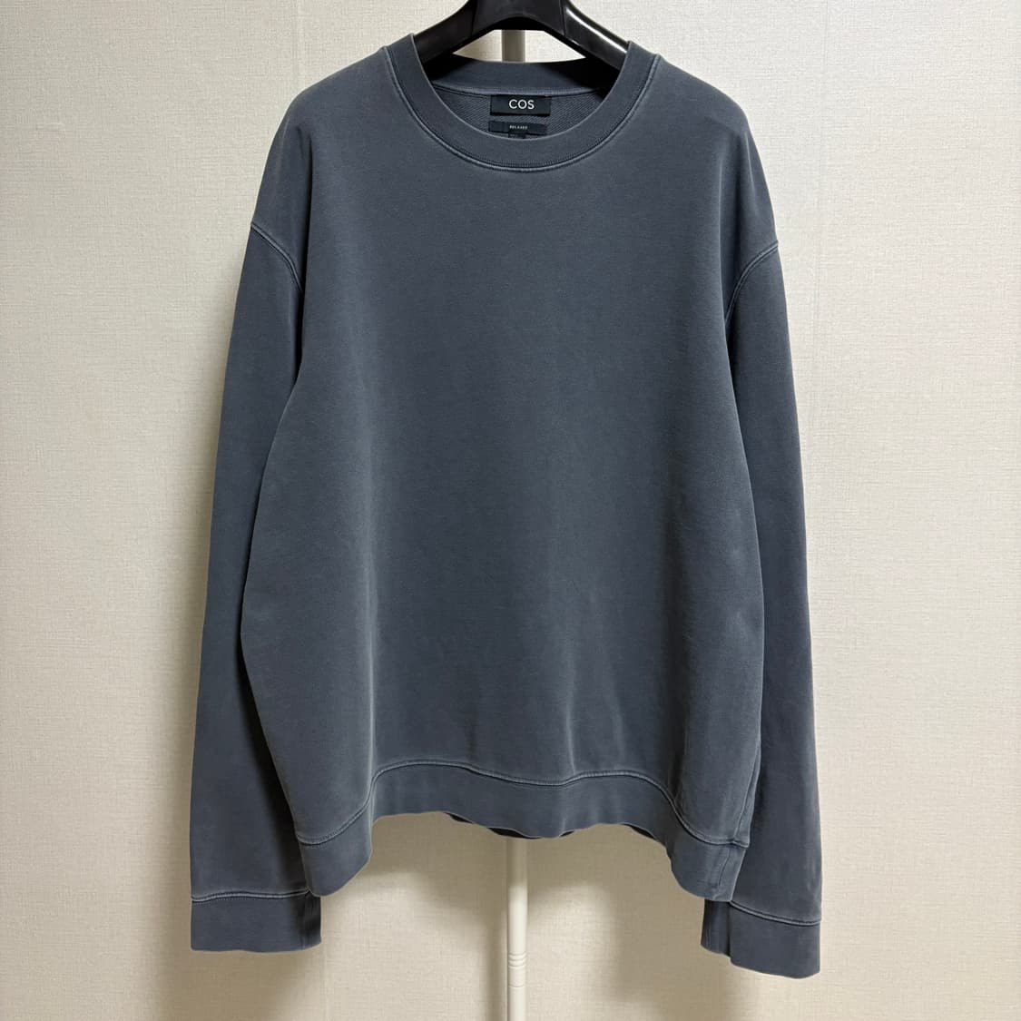 코스 피그먼트 맨투맨 스웻셔츠 / 블루그레이, XL 상품이미지1