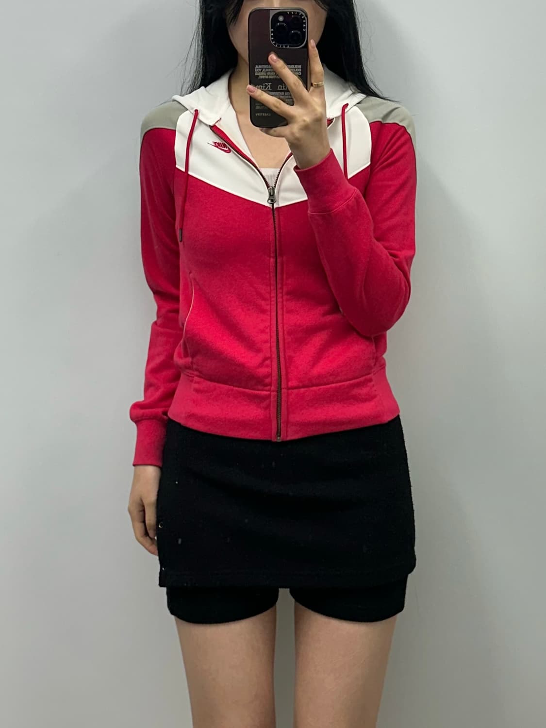 00s 나이키 배색 후드집업 상품이미지1