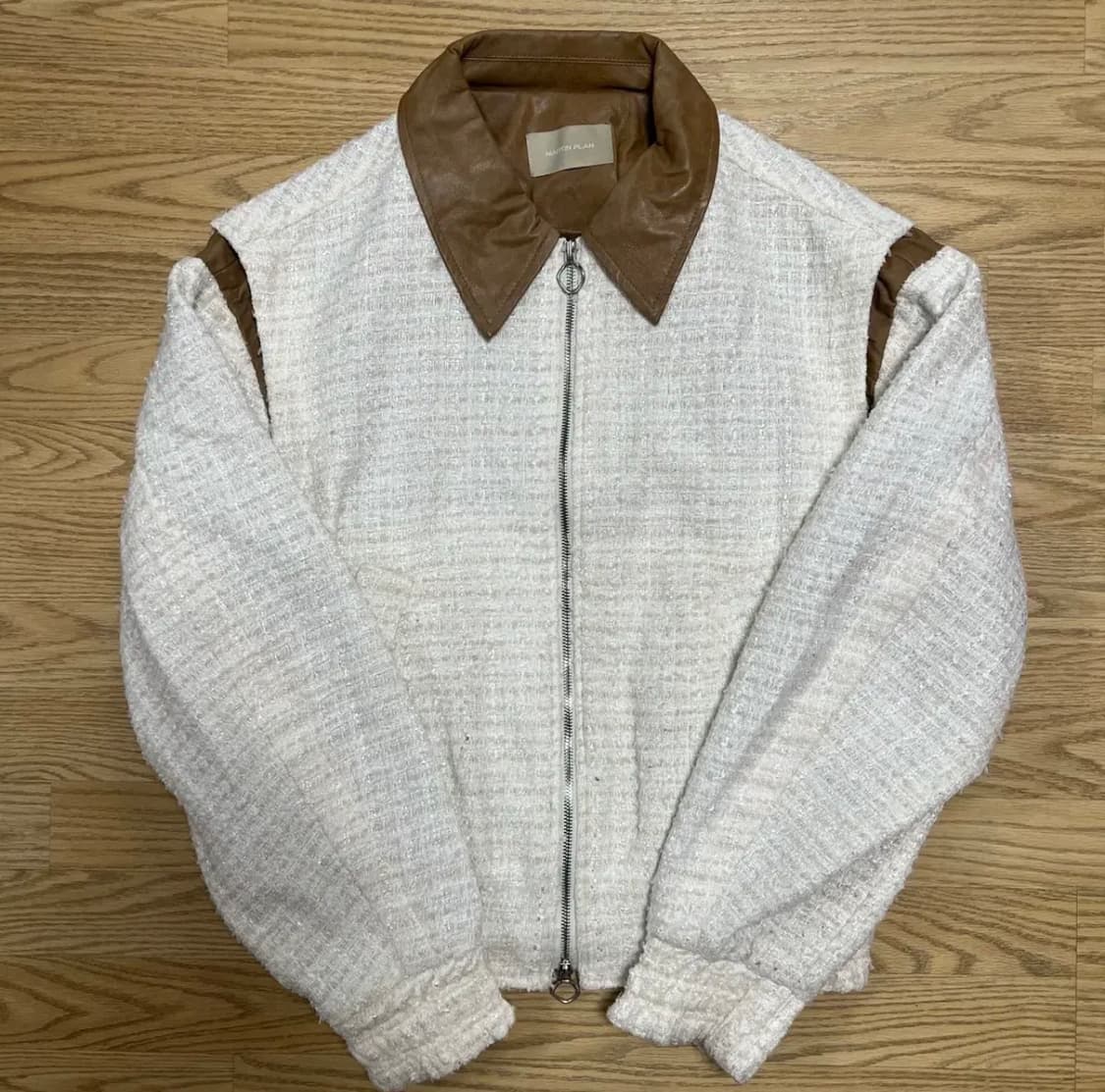 [MARTIN PLAN] 마틴플랜 투웨이 트위드 봄버자켓 상품이미지1