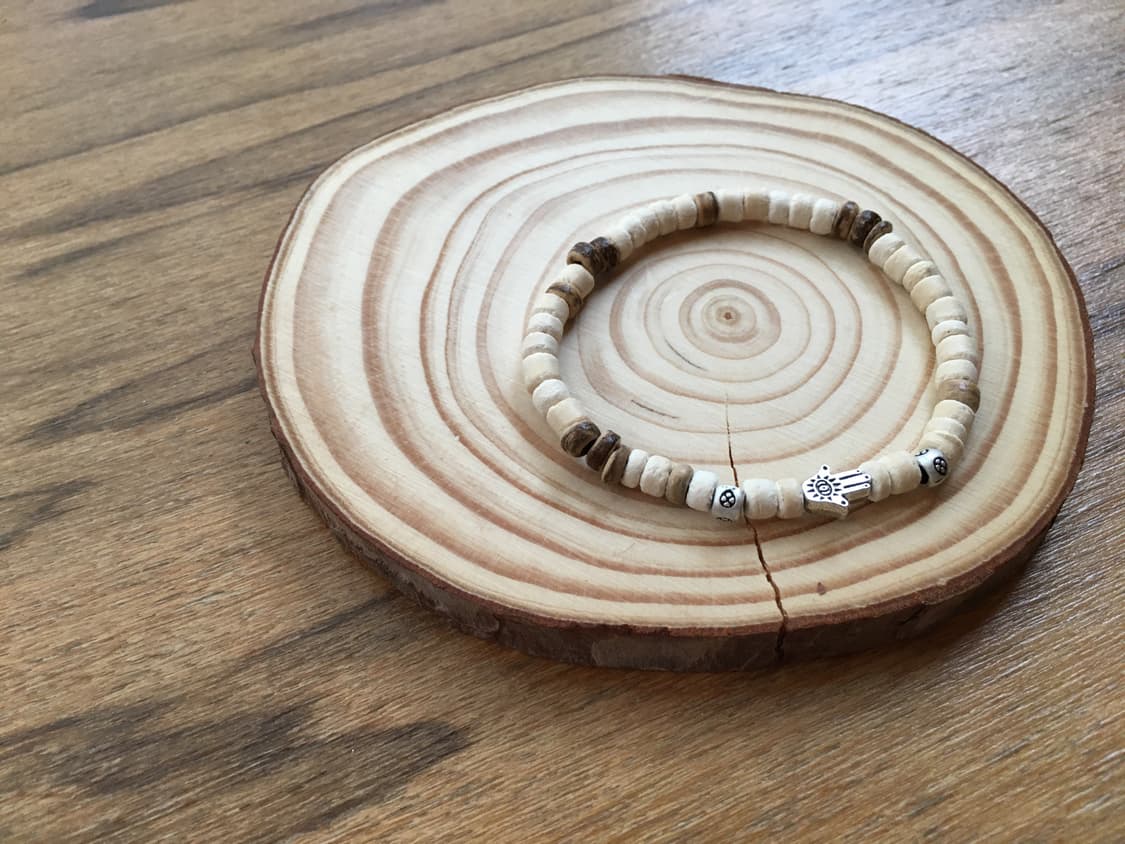 white wood bracelet 상품이미지4