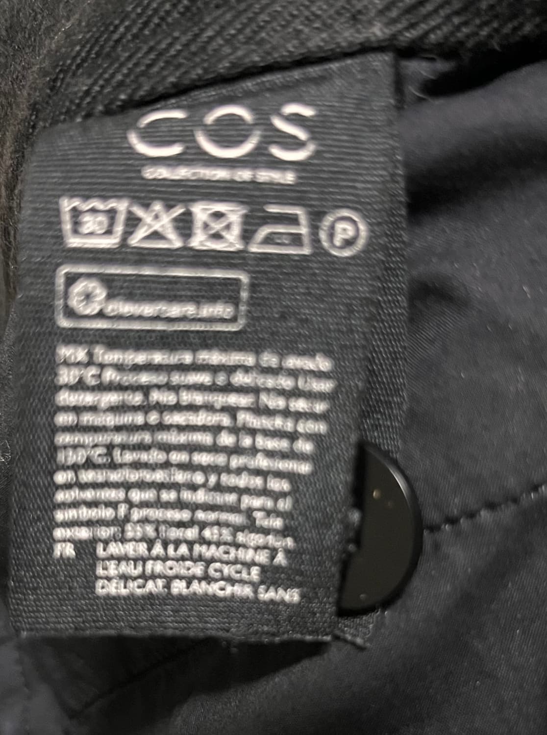 코스 COS 블랙 바지 29~30 상품이미지4