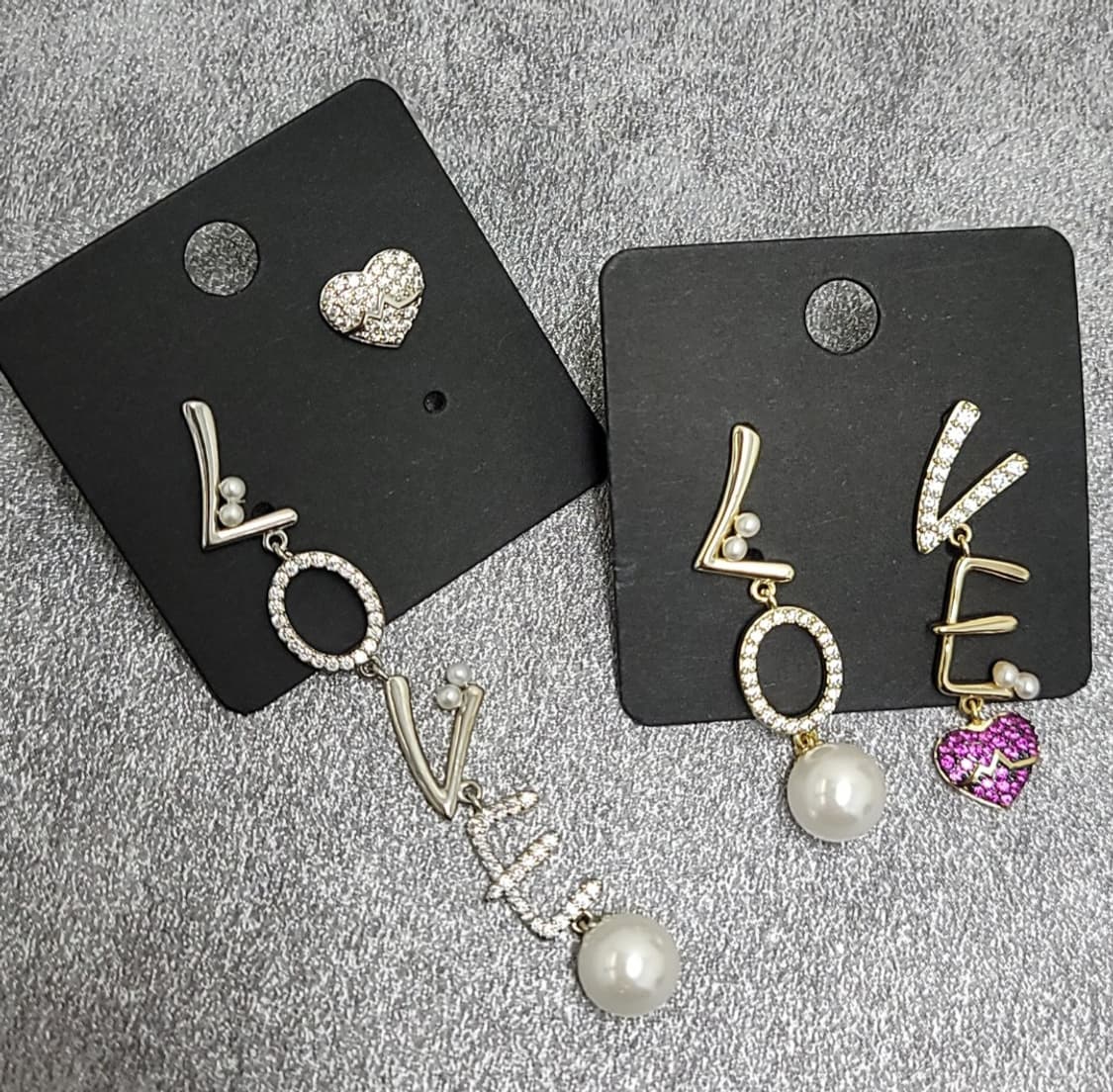 LOVE earrings set 상품이미지2