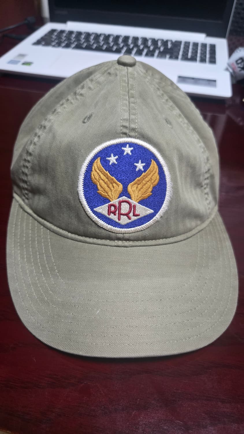 RRL 볼캡 윙로고 카키 상품이미지1