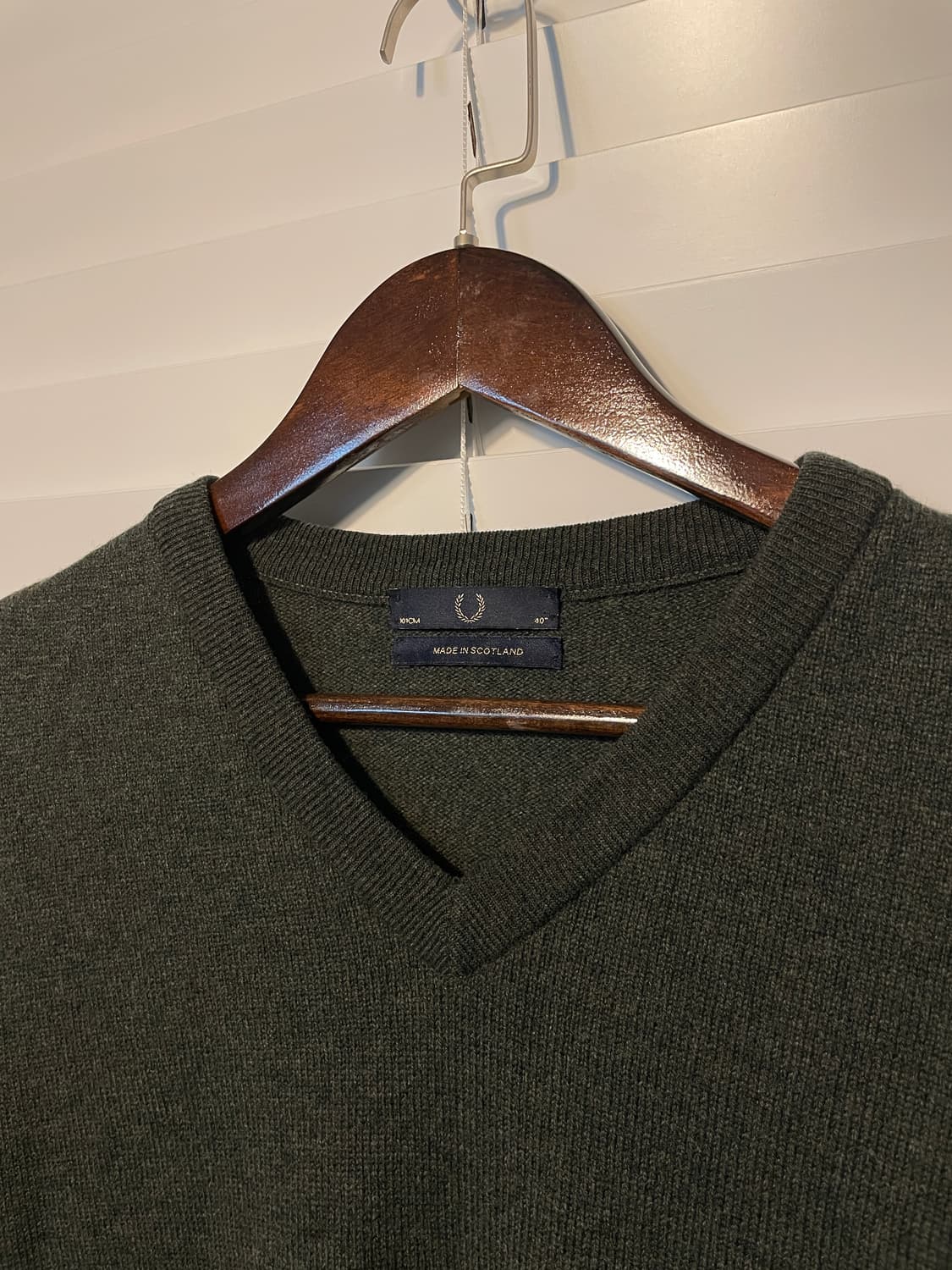 프레드페리 브이넥 니트 상품이미지6