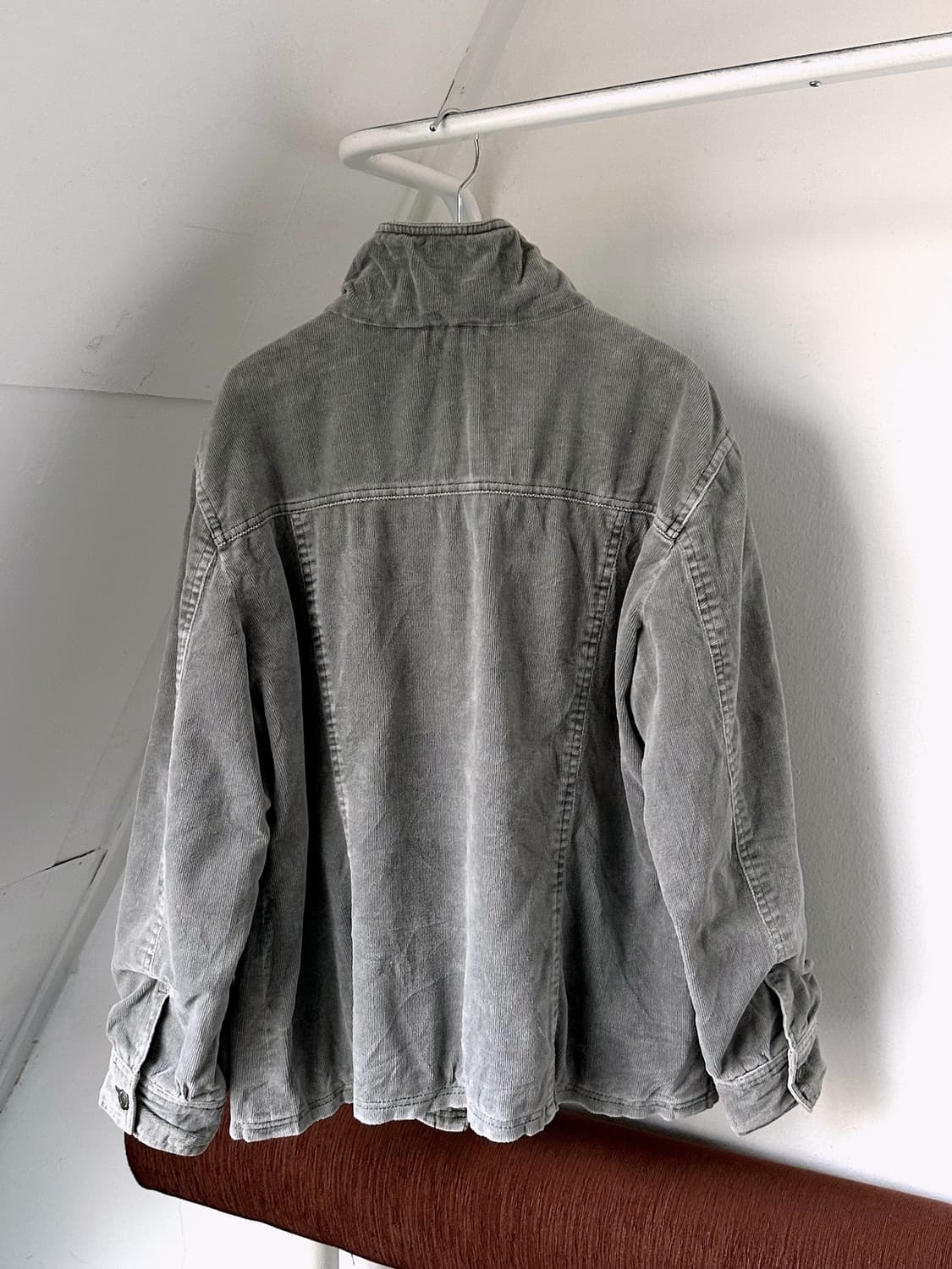 Design cord 2way collar loose blouson 상품이미지7