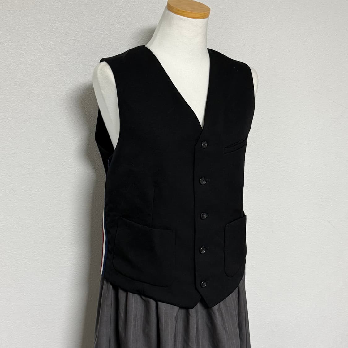 23ss 꼼데가르송 걸 사이드 트리컬러 베스트m  상품이미지1