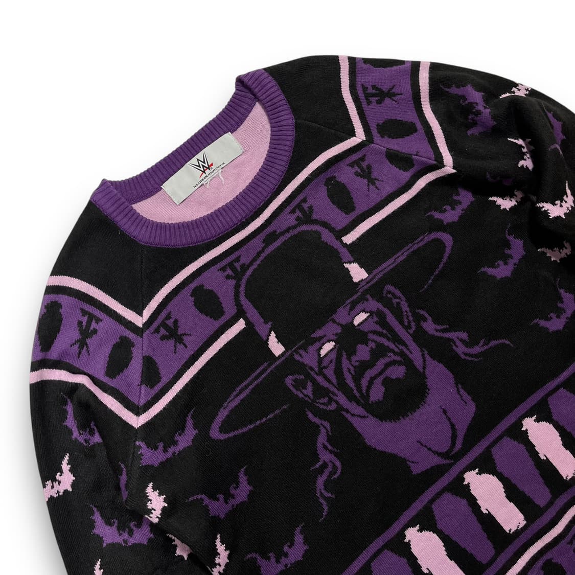 WWE 2018s 언더테이커 배트 패턴 니트 상품이미지2