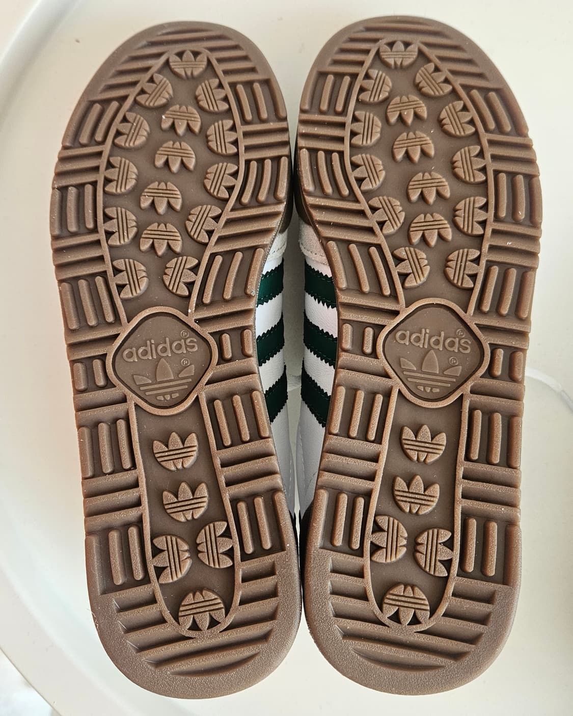 (새 제품) 아디다스 진스 클라우드 화이트 컬리지에이트 그린 검 상품이미지5