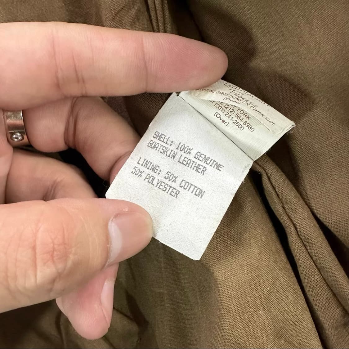 COOPER 메이드 인 USA 오리지널 A-2 고트스킨 플라이트 자켓 상품이미지4