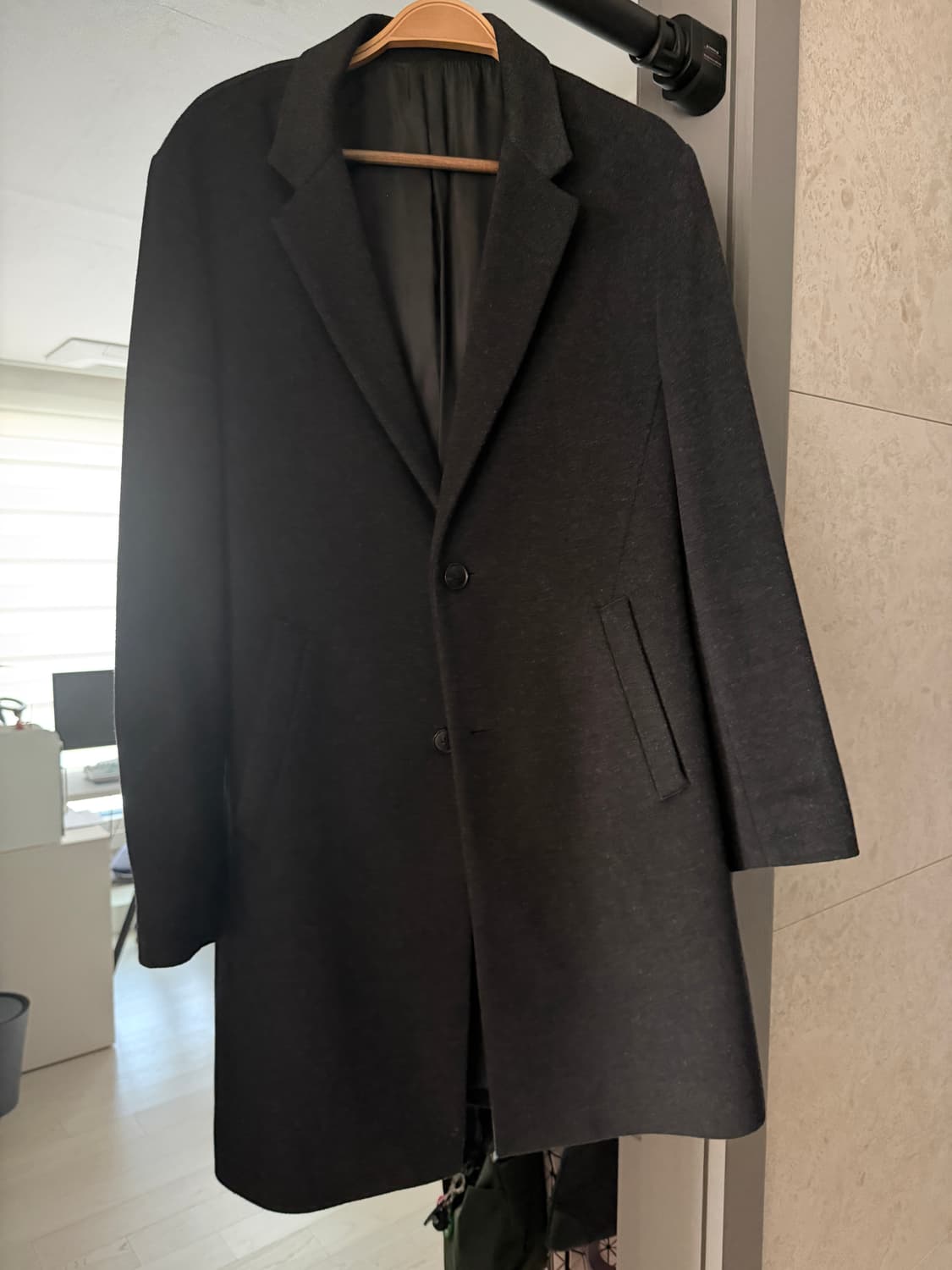 DKNY 남성 다크그레이 코트 상품이미지3