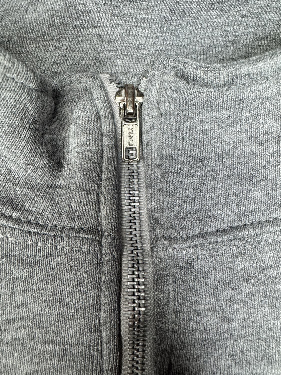 빈티지 00s 러셀 Russell 반집업 스웻셔츠 맨투맨 L 상품이미지5