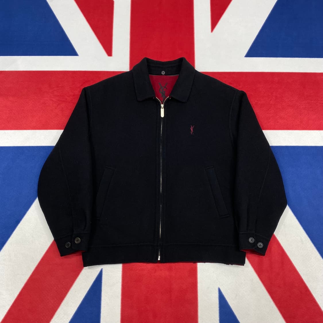 YSL 모직블루종자켓 95 상품이미지1