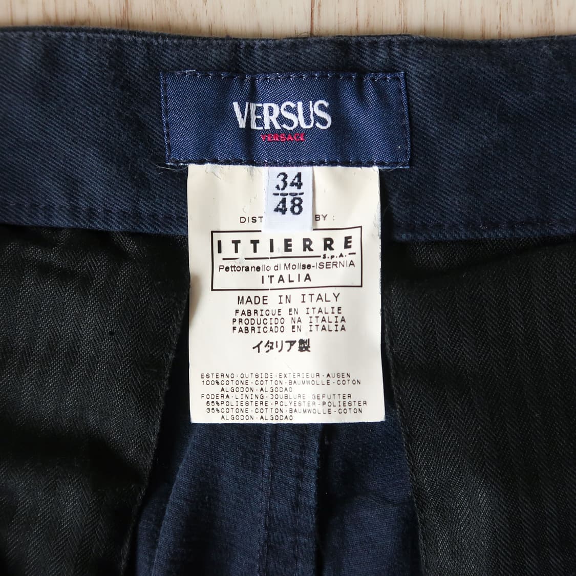 베르사체 베르수스 실버 버튼 팬츠  상품이미지3