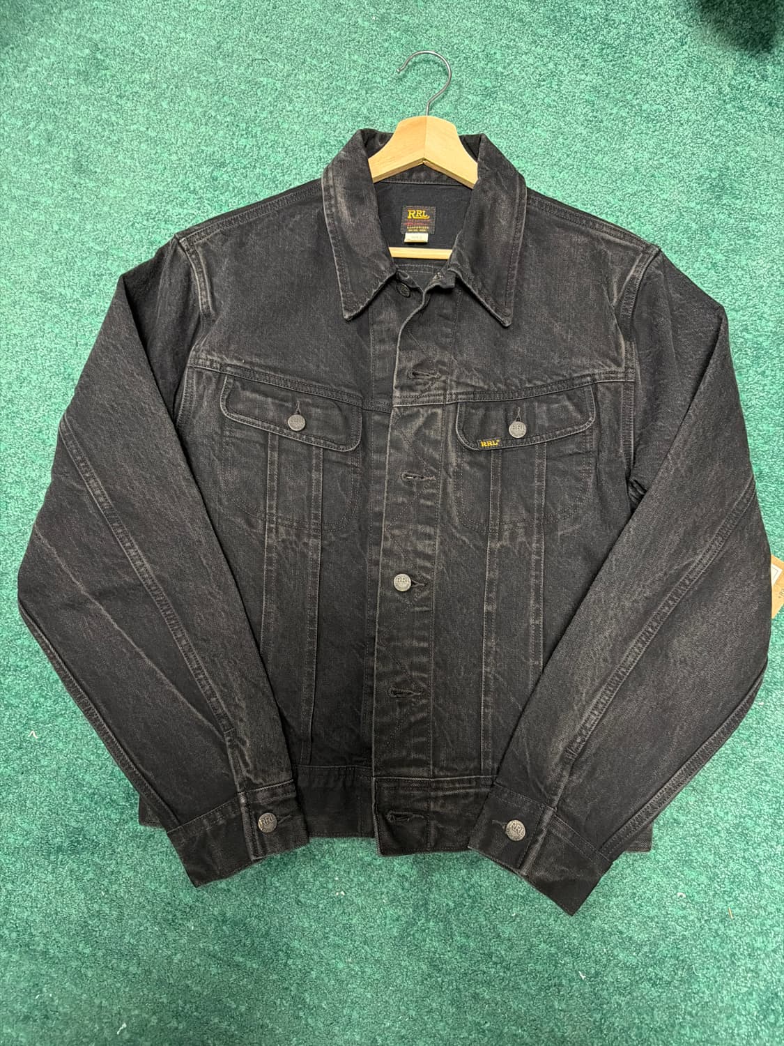 [M]새제품 rrl 더블알엘 lot271 블랙 상품이미지1