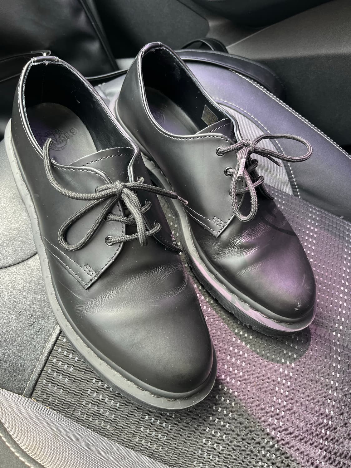 닥터마틴 모노블랙 uk 9 3홀 ( 275-280 ) 상품이미지4