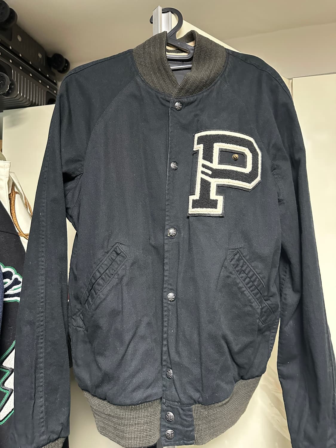 폴로랄프로렌 복싱 클럽 리버시블 바시티 자켓 M 상품이미지5