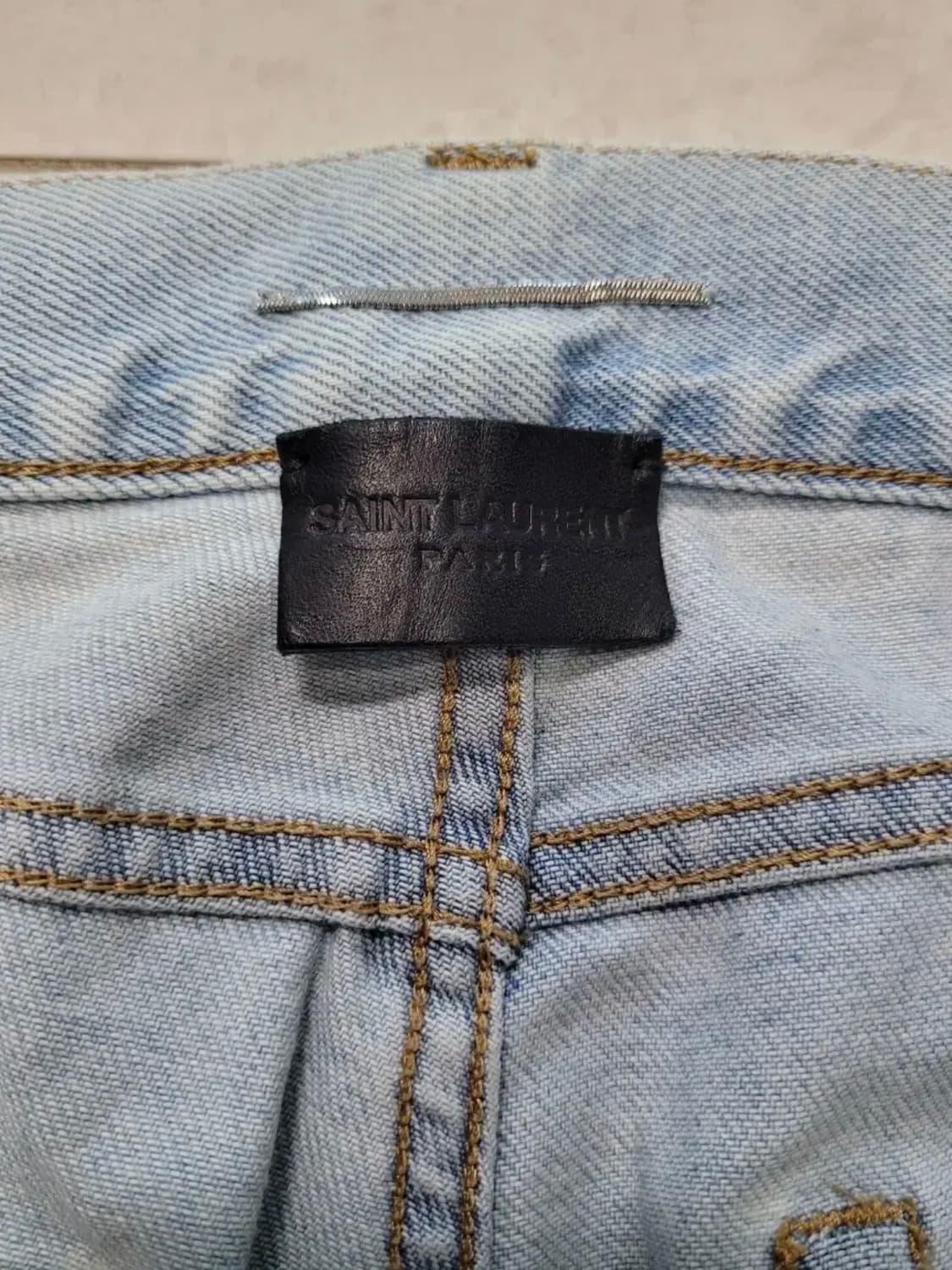 생로랑 데님 청바지 연청 29 상품이미지4