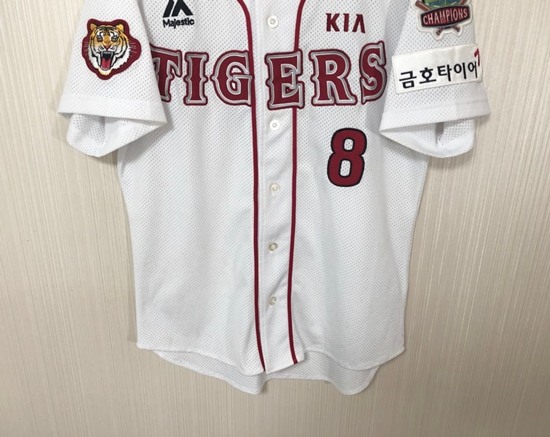 KBO 마제스틱 기아타이거즈 2009 챔피언스져지 100 #8 안치홍 상품이미지3