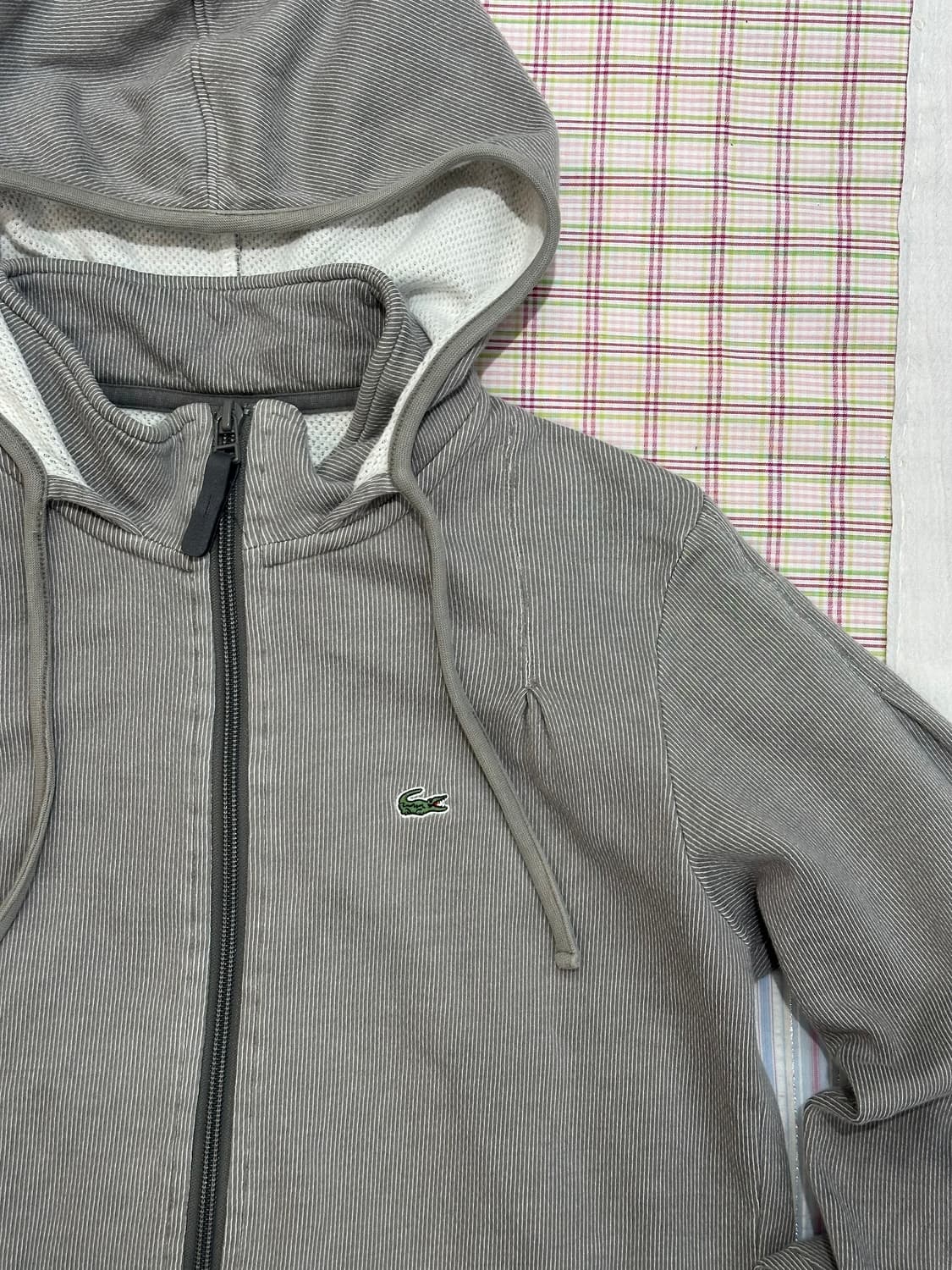 Lacoste 코지 그레이 후드집업 상품이미지7