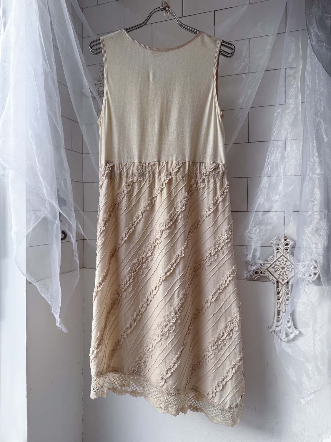 Cotton Lace Button Dress 0316 상품이미지6