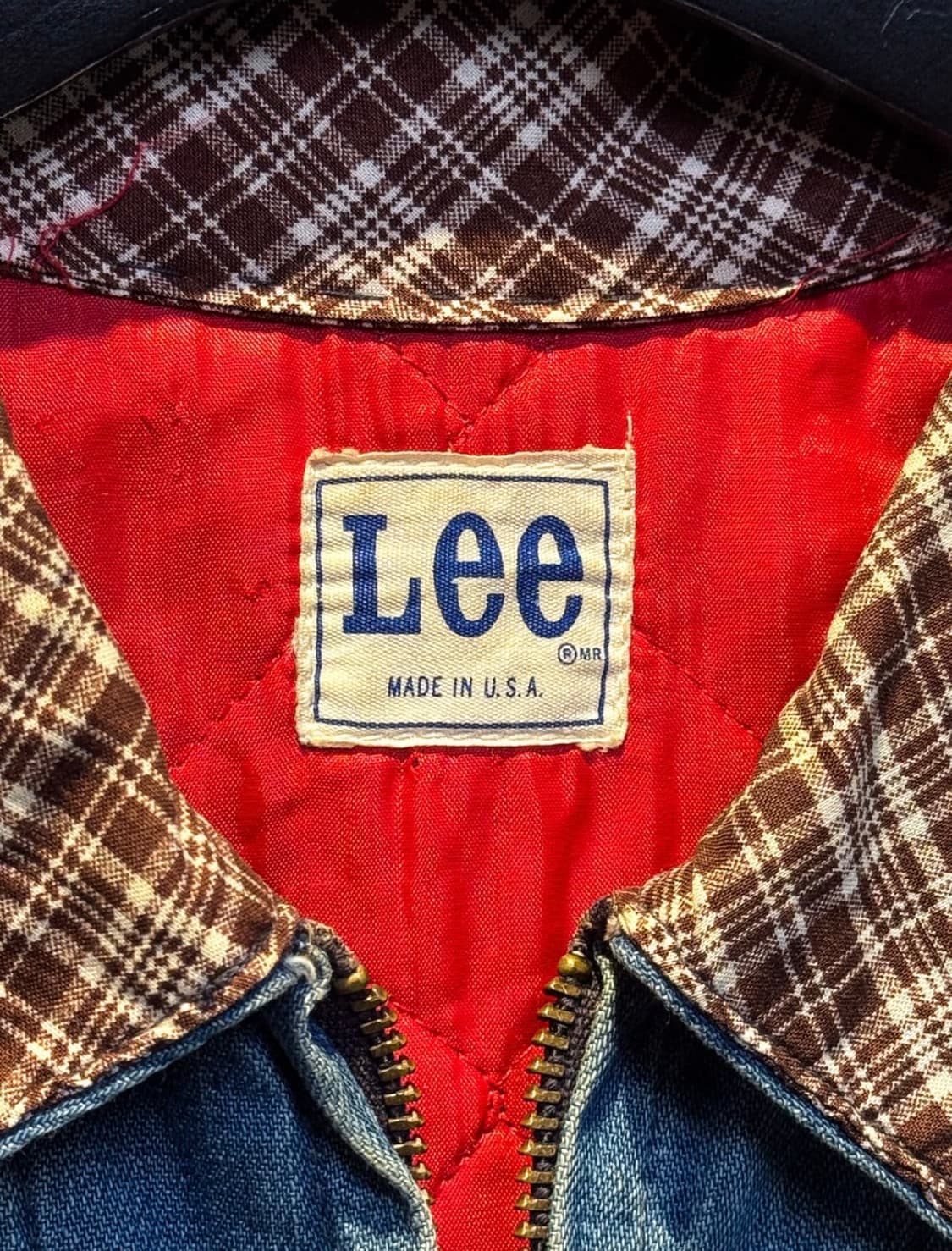 1960s USA 빈티지 Lee 데님 집업 워크자켓 상품이미지3