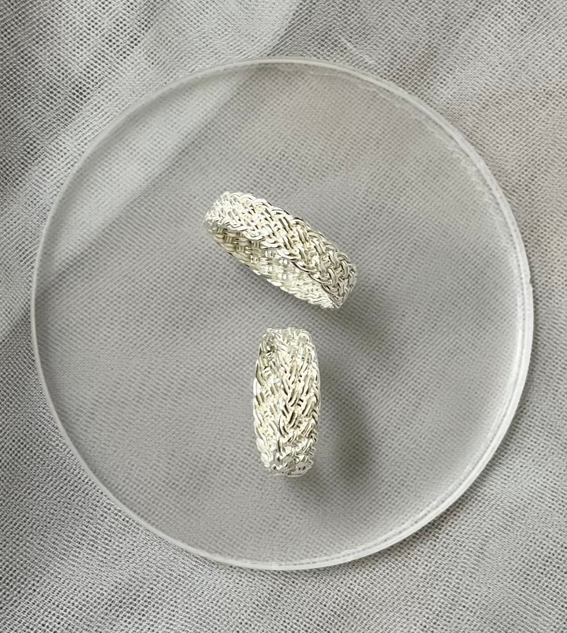 925silver 위빙반지 상품이미지4