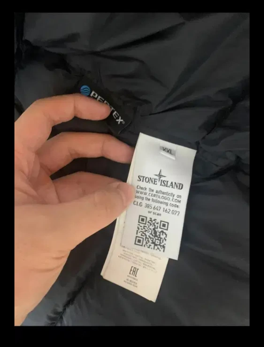 스톤아일랜드 퍼텍스퀀텀 롱패딩 xxl 상품이미지4