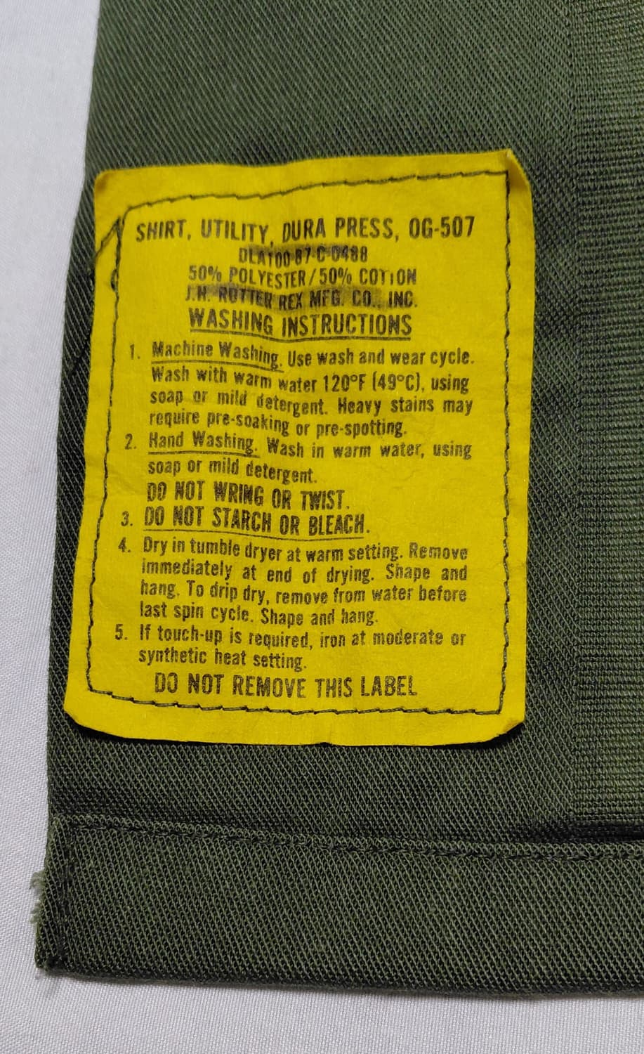 [Remake] 80's 미군 실물 OG-507 x 페어아일 니트 셔츠 상품이미지7