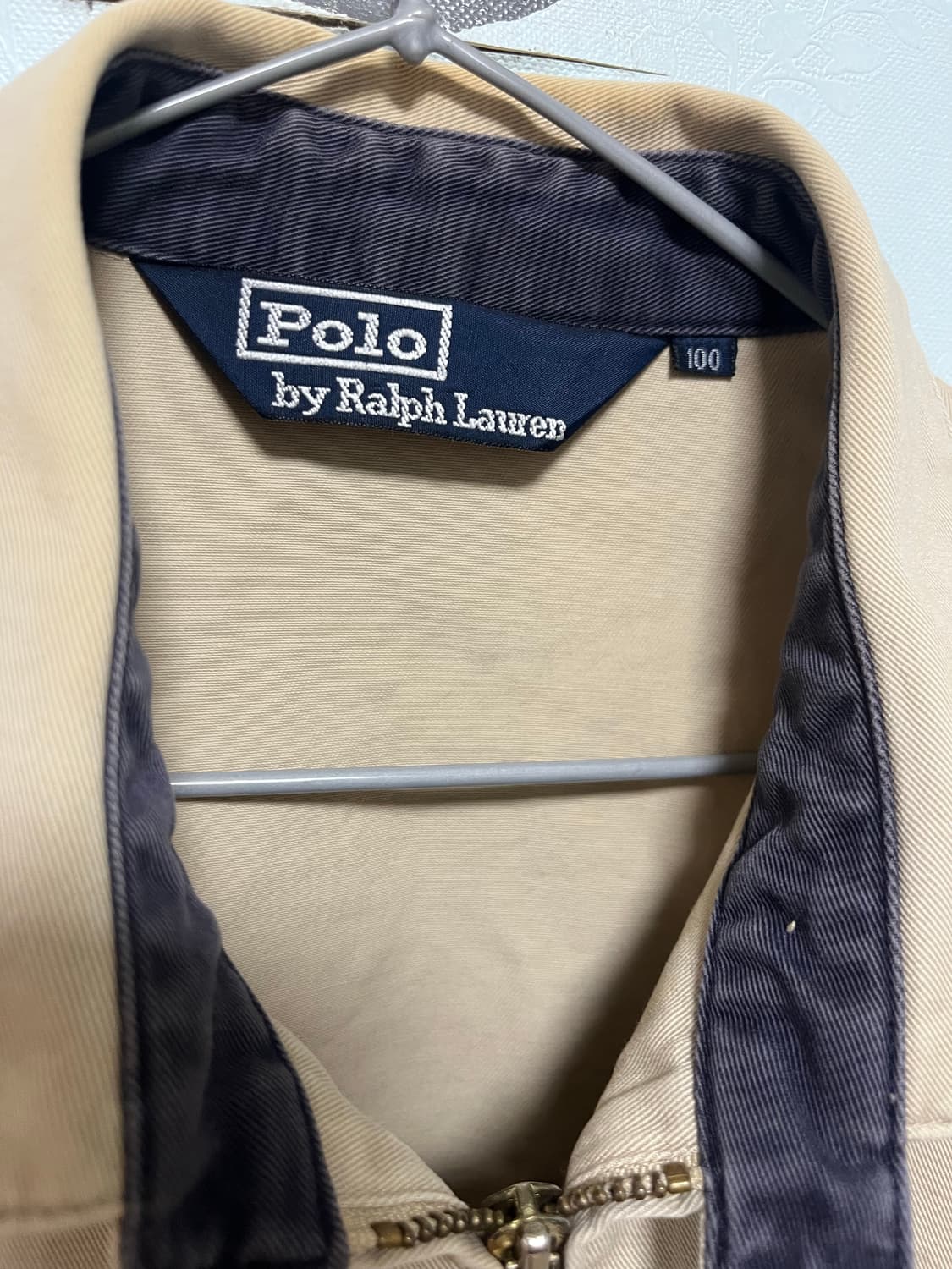 폴로 랄프로렌 베이지색 봄버자켓 상품이미지3