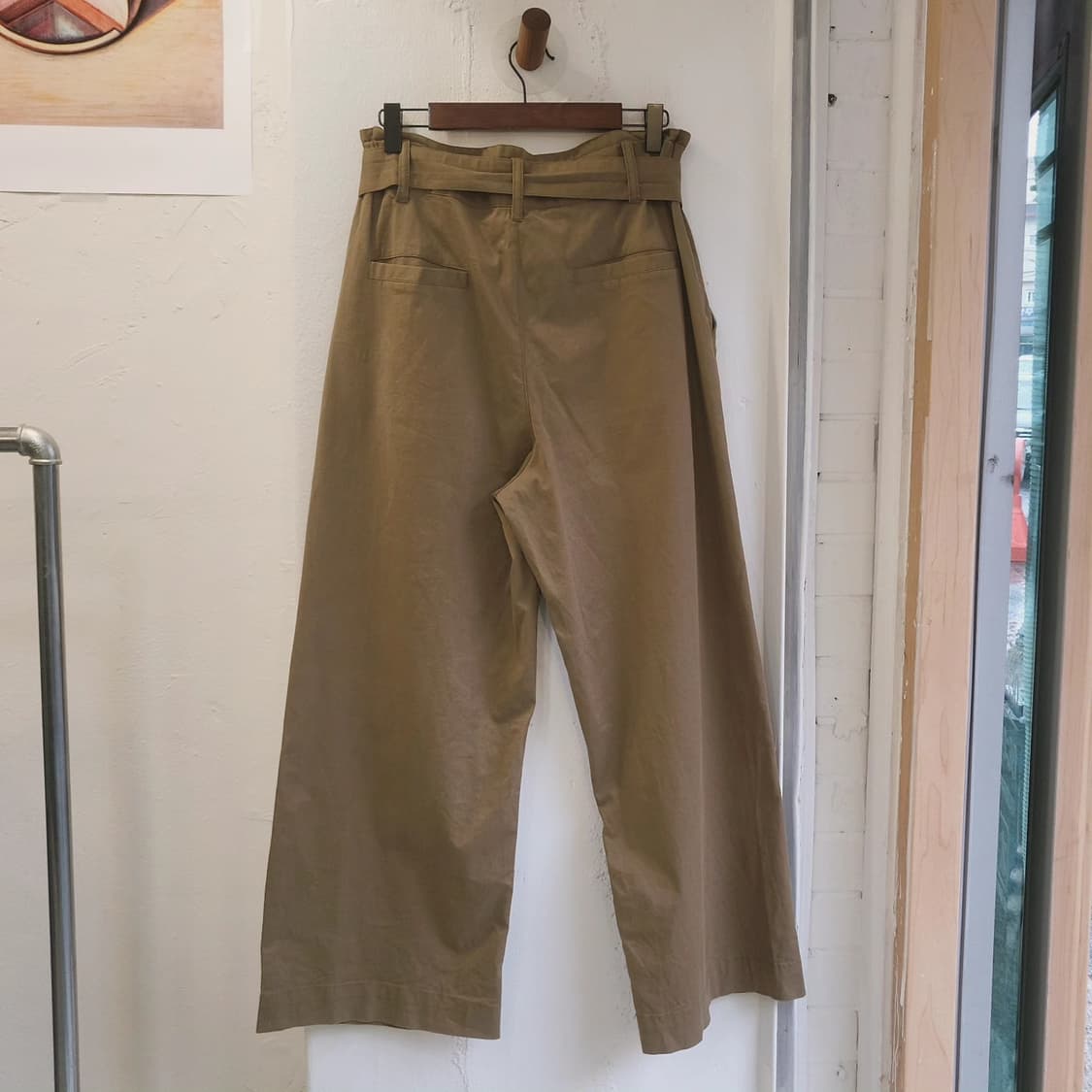 Denifits 카키브라운 벨티드 치노 팬츠 상품이미지6