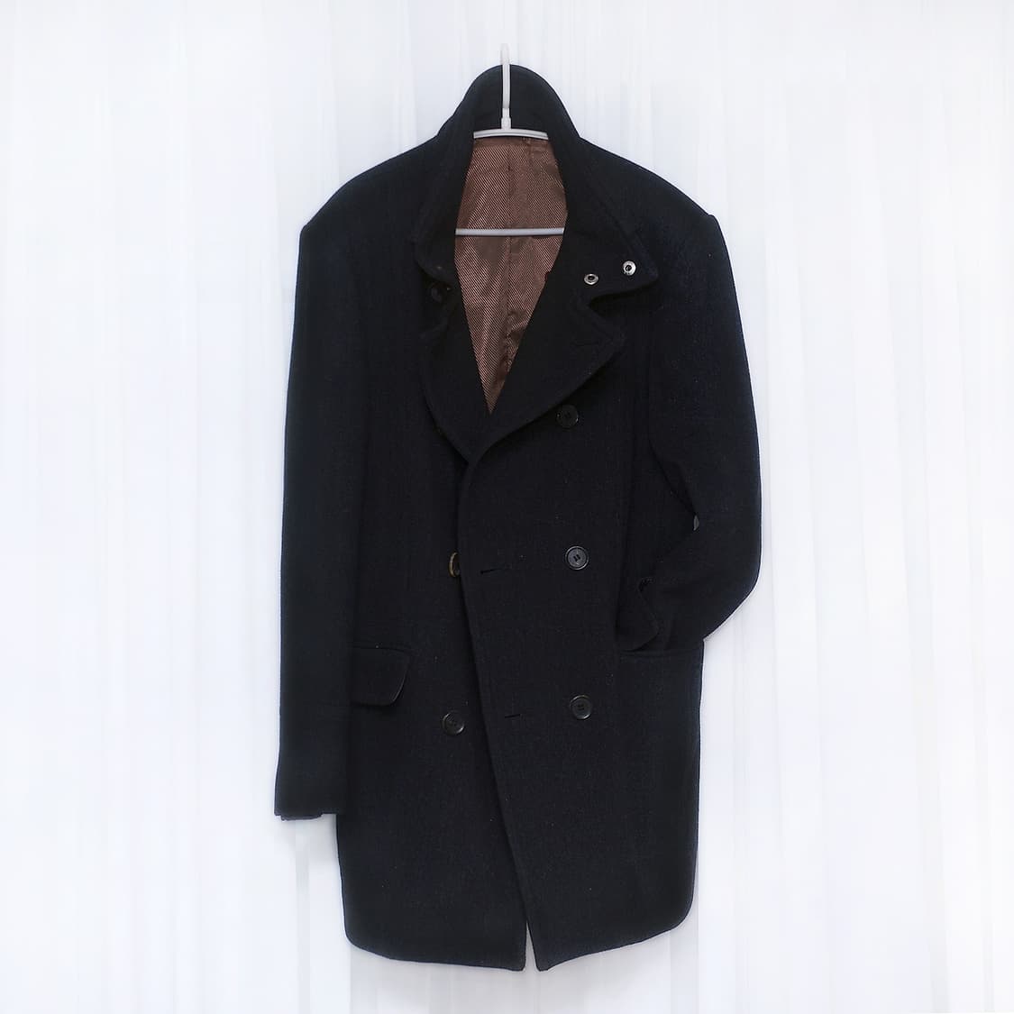 지이크 파렌하이트 더블 하이넥 퓨어울 피코트 자켓 (95-100) 상품이미지1