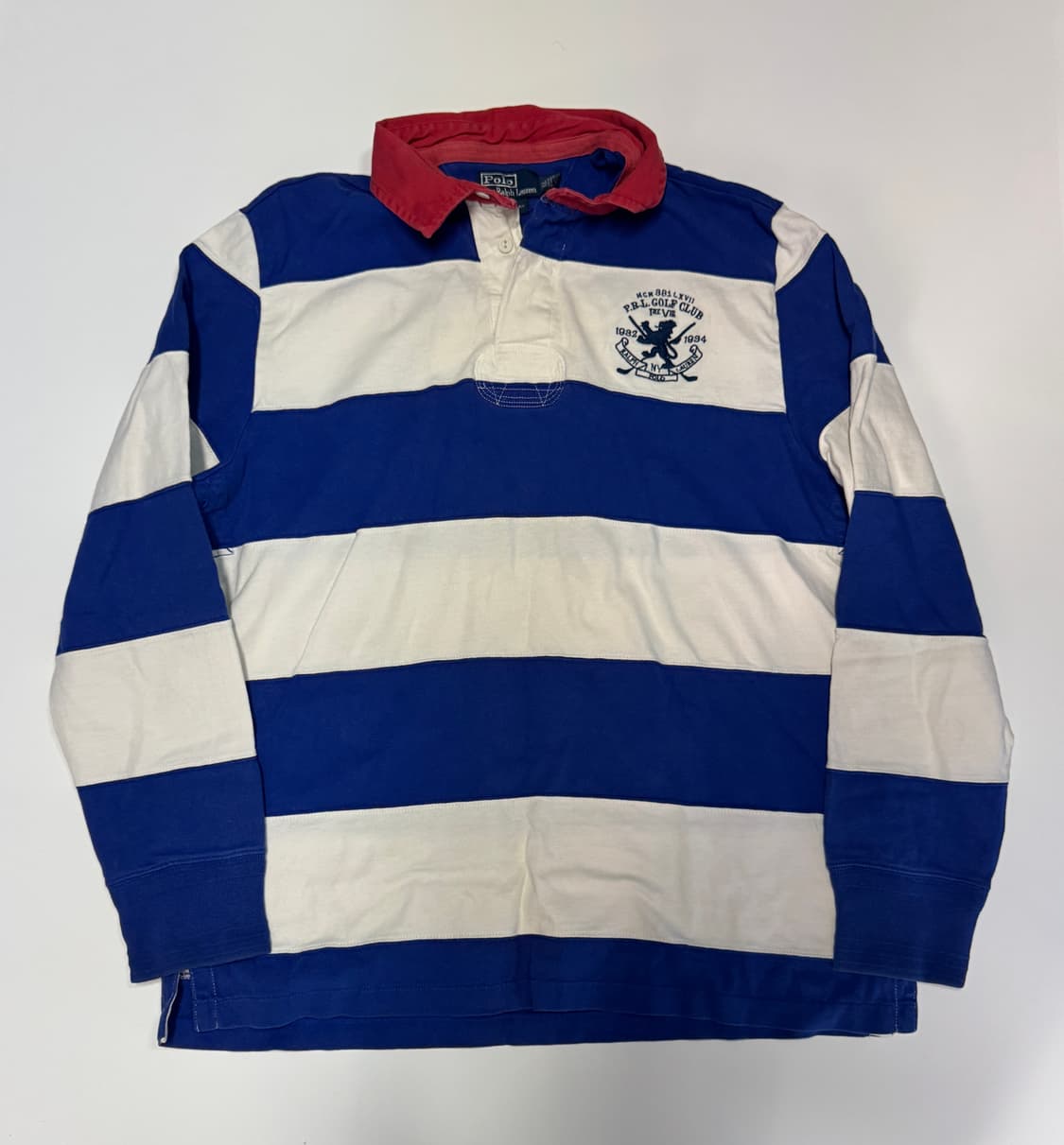 폴로 랄프로렌 스트라이프 긴팔 럭비티 XL 상품이미지1