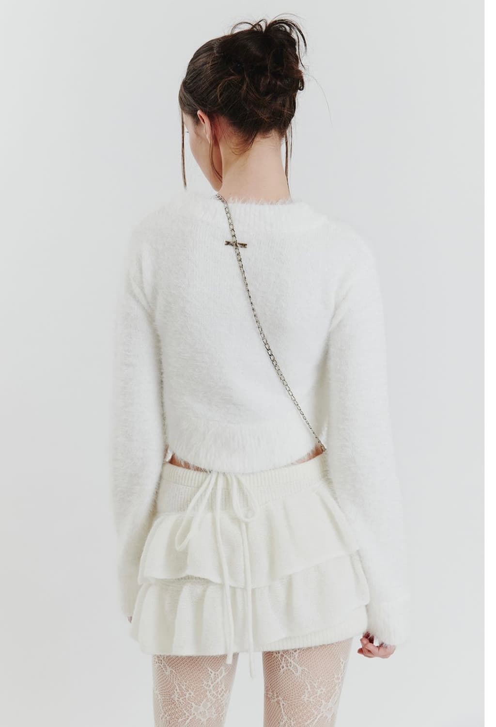 페인오어플레져 안젤라 니트 셋업 화이트 상품이미지3