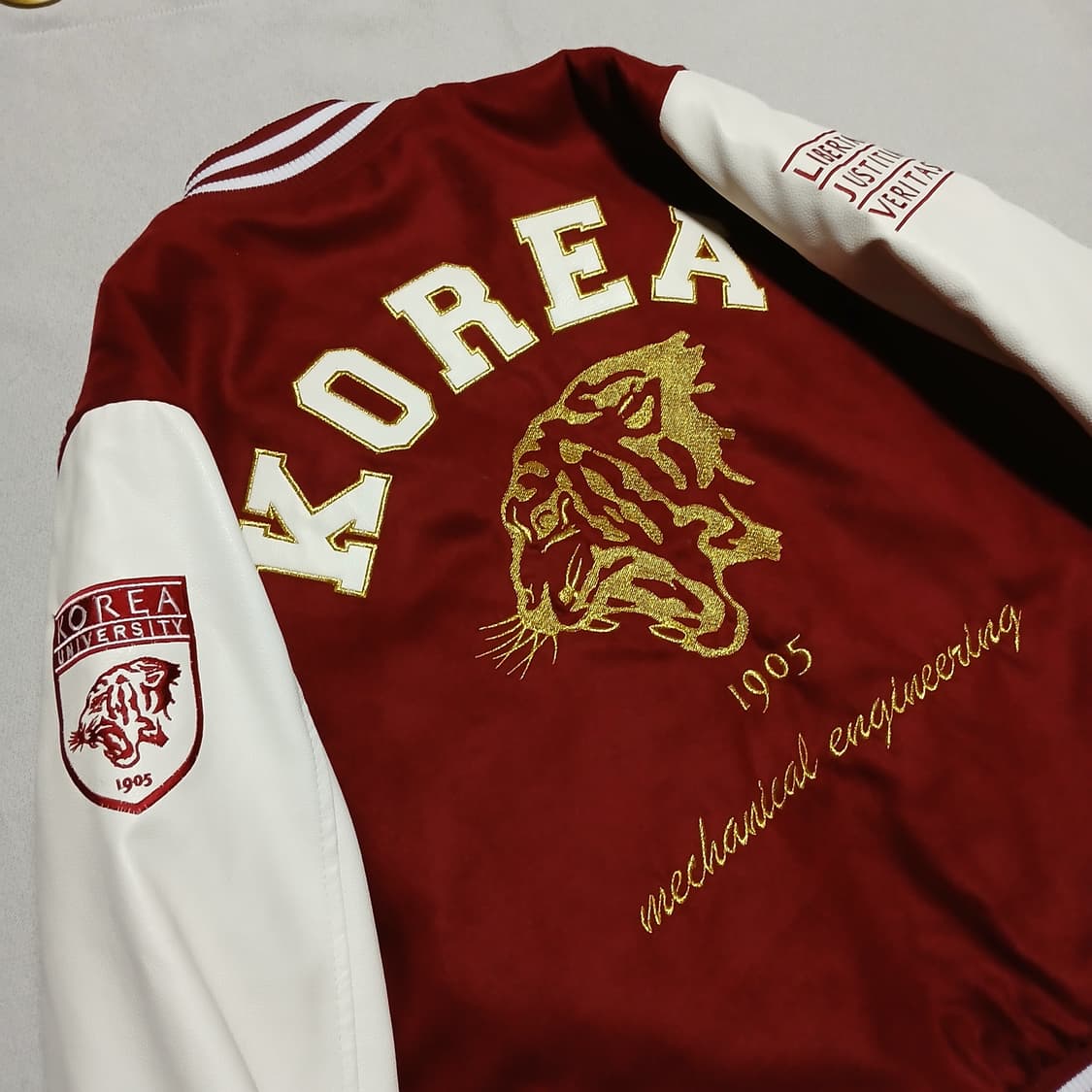KOREA 고려대학교 호랑이 과잠 바시티 고려대 굿즈 유니폼 상품이미지1