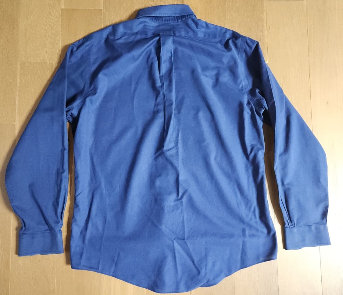 브룩스브라더스 리젠트핏 네이비 옥스포드셔츠(L) 상품이미지4