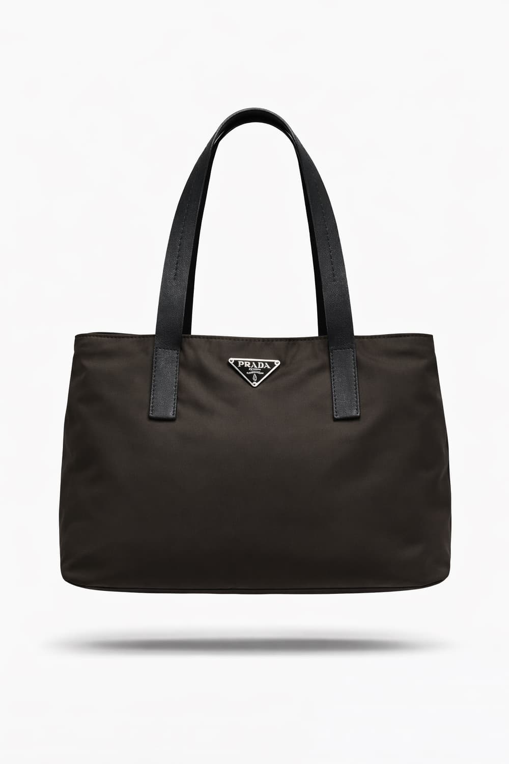 [정품] Prada 프라다 테수토 나일론 스몰 핸드백 브라운 상품이미지1