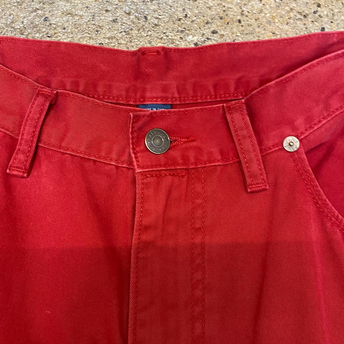 USA 미국 빈티지 폴로 랄프로렌 레드 면바지 상품이미지4
