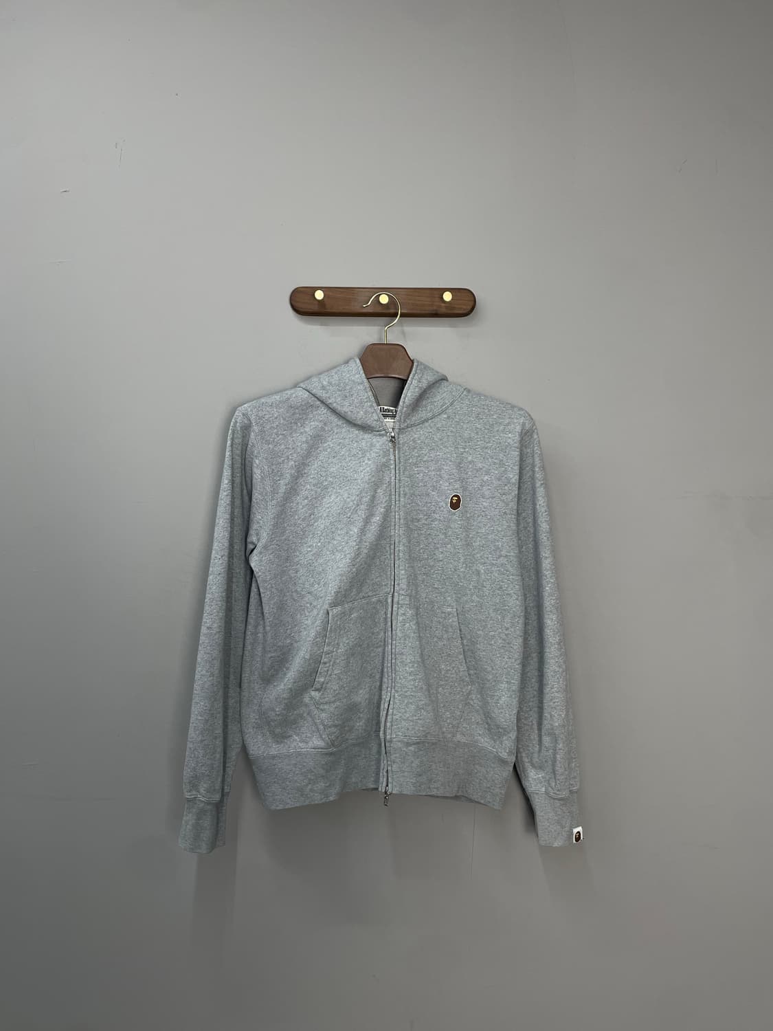 베이프 원 포인트 에이프 헤드 샤크 후드 집업 H1394 상품이미지2