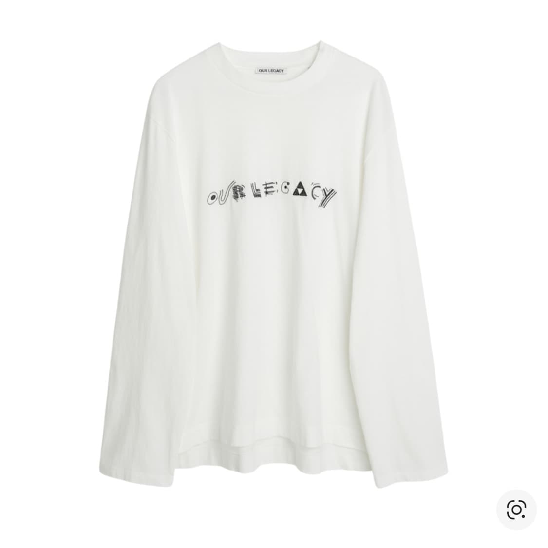 (M) 아워레가시 롱슬리브 화이트 상품이미지1