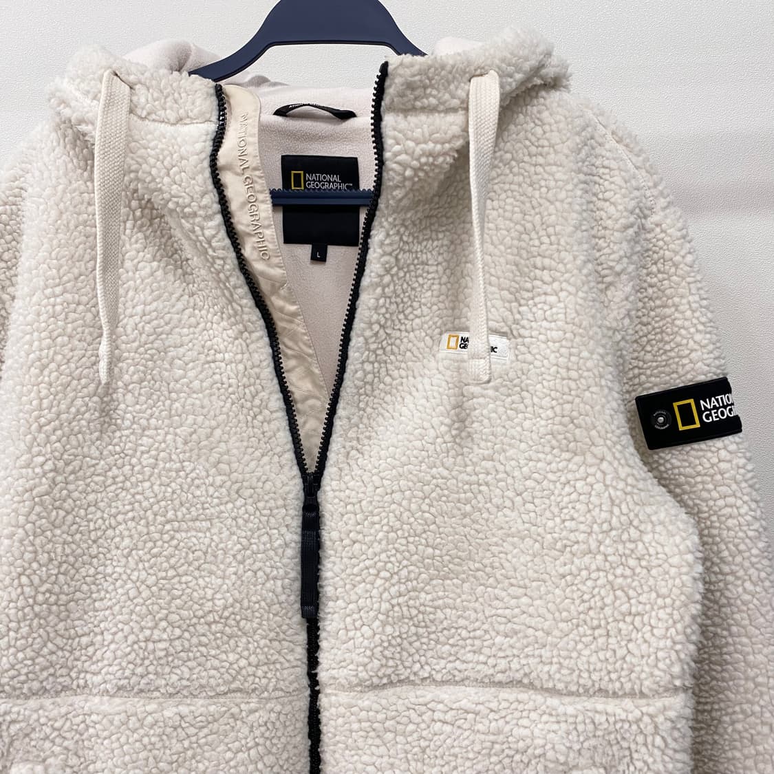 내셔널지오그래픽 양털 후리스 후드집업 상품이미지3
