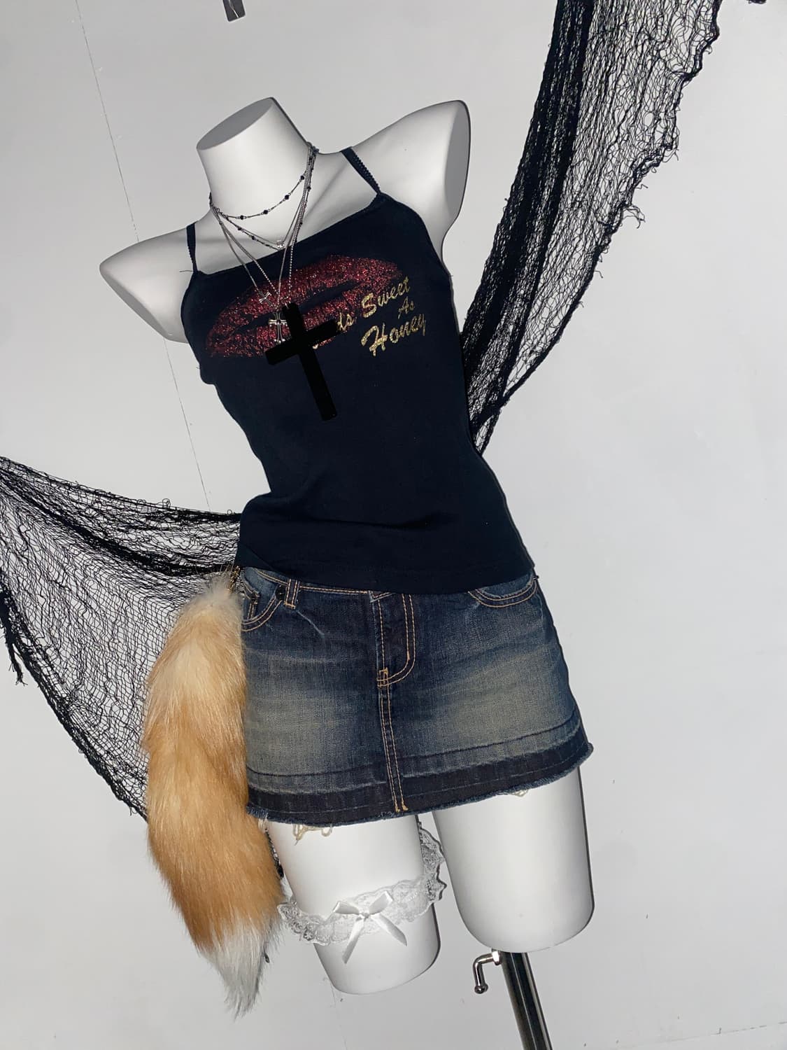 ꒰ঌ 키스마크 글리터 슬리브리스 ໒꒱ 상품이미지2