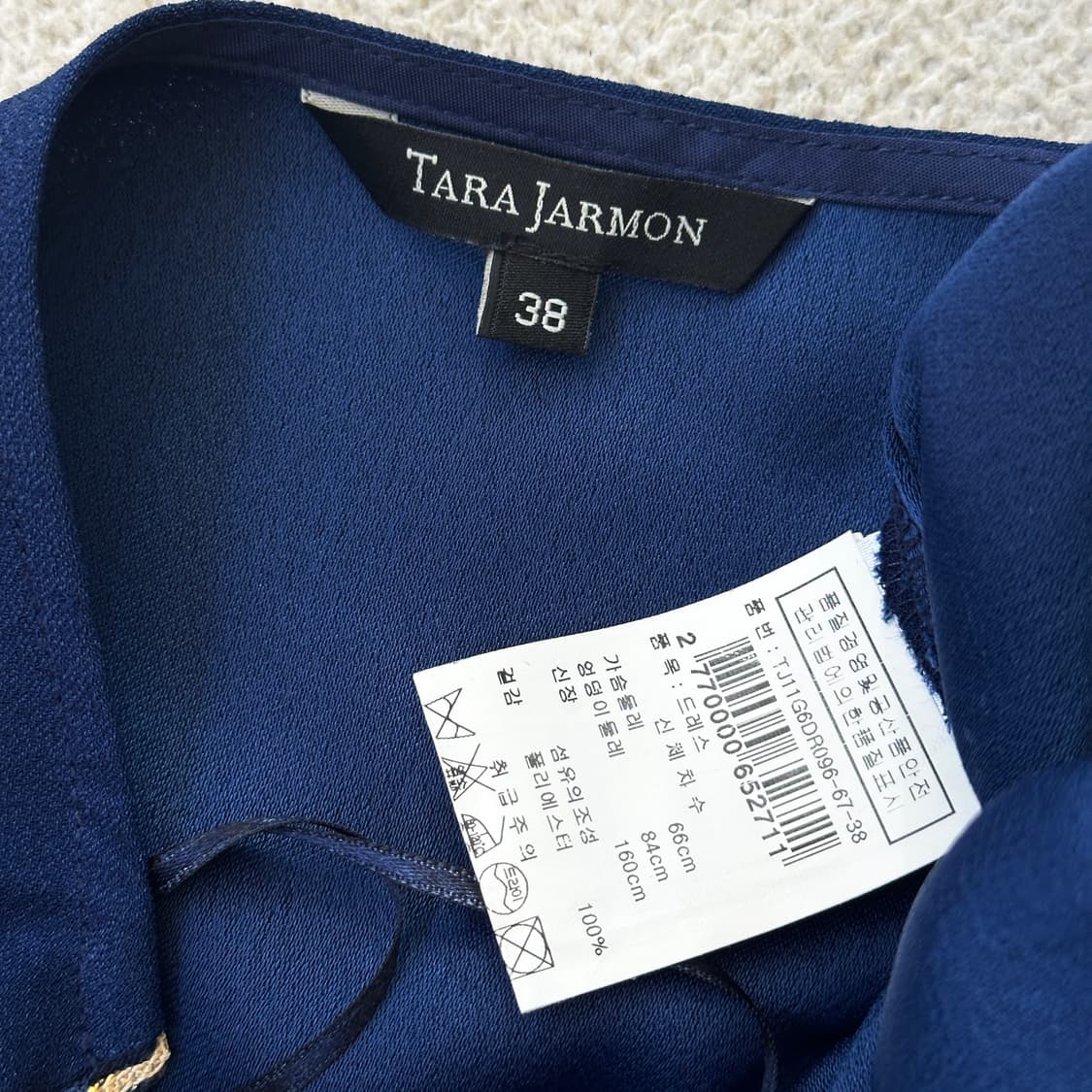 TARA JARMON 타라 자몽 보트넥 지퍼 원피스 상품이미지6